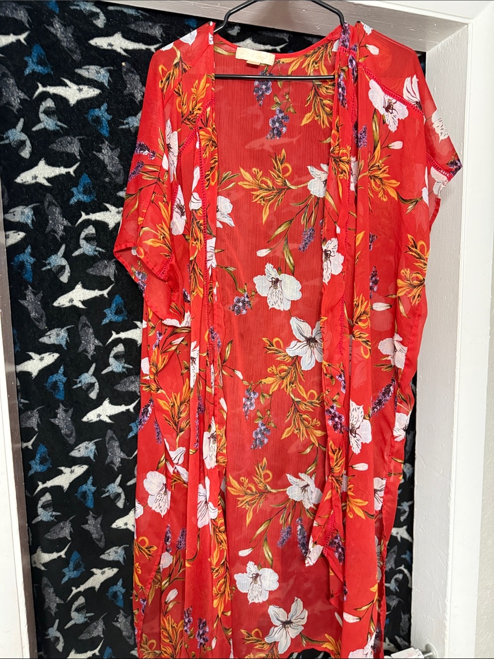 Band of Gypsies Red Floral Top